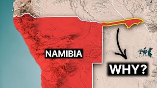 Historic event that shaped the strange border of Namibia [upl. by Adachi]