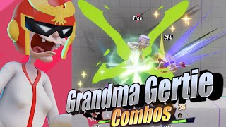 Grandma Gertie Combos  Nickelodeon AllStar Brawl 2 [upl. by Avigdor]