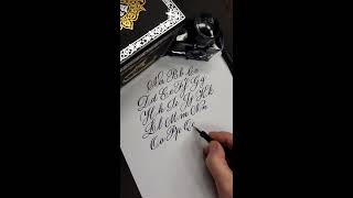 Copperplate alphabet Handwriting [upl. by Uel]