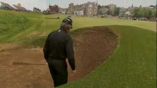 Gary Player at the Road Hole bunker [upl. by Rasla]