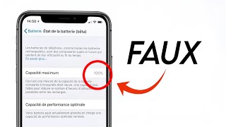 Comment Vérifier létat réel de la batterie de votre iphone [upl. by Ruel]