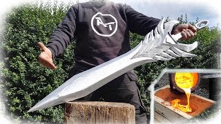 Aatroxs Sword The Darkin Blade  League of Legends GIANT Aluminum Casting [upl. by Skippie]