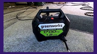 Greenworks 1700 PSI Electric Pressure Washer So Satisfying [upl. by Munson]