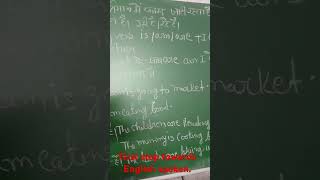 First step towards English spoken with  tiwari  classes  short  video  vlog [upl. by Lacim936]