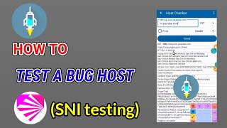 SNI testing  Bug host  Server Name Indication  V2ray  CloudFront host  via http injector [upl. by Enymsaj85]