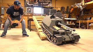 GIANT TANK DESTROYER FIRST DRIVE FERDINAND ELEFANT ARMORTEK All Metal 16 Scale  RC ADVENTURES [upl. by Idram]