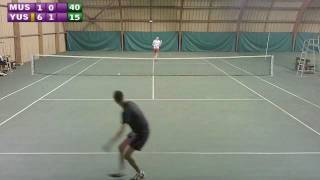 Christophe 151 vs Pierre 302  2e set  Highlights  29122011 [upl. by Afas]