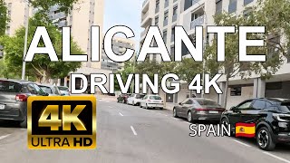 ALICANTE 4K  DRIVING LA FLORIDA PAUS PAU1 NEIGHBOURHOODS w MERCEDESBENZ S63 AMG  SPAIN [upl. by Robillard]