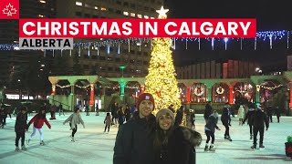 Winter in Canada Christmas in Calgary [upl. by Wilmette184]