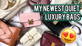 QUITTING LUXURY BAGS TRY THESE FIRST My Newest Quiet Luxury Bags [upl. by Wilone]