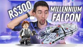 LEGO Millenium Falcon RÉPLICA do Aliexpress CHINA É BARATO [upl. by Ikila]