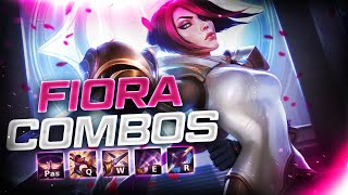 Fiora Combos and Mechanics [upl. by Rihat837]