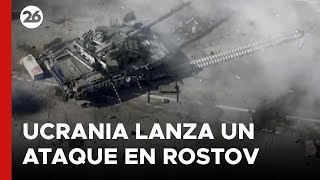 Ucrania lanza un nuevo ataque con drones en Rostov [upl. by Delwin467]