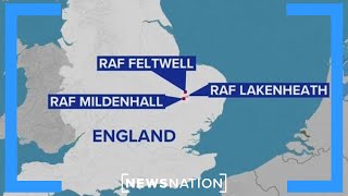 Drones detected near 3 US bases in England last week Air Force  NewsNation Prime [upl. by Hospers]