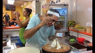 Julio The King Of Crepes Alcudia Mallorca [upl. by Norehc]