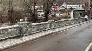 Flooding on Yantic River after Fitchville dam partially breaks [upl. by Ishmael221]