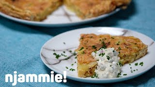 Spaanse tortilla Recept  njammie [upl. by Cornwall]