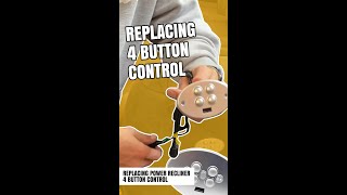 Replacing the Button Control or Remote on my Power Recliner Sofa or Loveseat  Easy Fix DIY [upl. by Uolymme627]