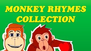 Monkey Rhymes Collection  Funny Monkey Nursery Rhymes For Children [upl. by Maria536]