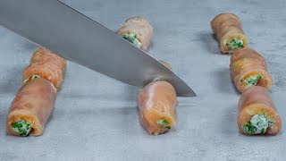 How to prepare mini roulades using 2 ingredients You need just 5 minutes [upl. by Leunad]