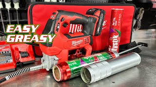 Its So Easy to SEE Milwaukee 2646 M18 Grease Gun Review [upl. by Enyamart]