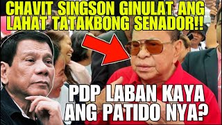 CHAVIT SINGSON TATAKBONG SENADOR KAPARTIDO KAYA SYA NI tatay digong DUTERTE PANOORIN [upl. by Eceryt]