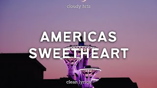 LIL HUDDY  Americas Sweetheart Clean  Lyrics [upl. by Maryellen]