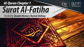 Surah Al Fatiha Multiple Language Subtitles  Mishary Rashid Al Afasy سورة الفاتحة  مشاري العفاسي [upl. by Ailero]