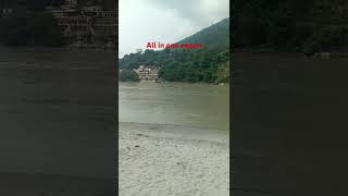 Rishikesh river rafting raam jhula view [upl. by Rexferd]