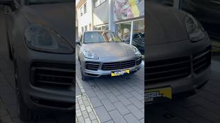 Porsche Cayenne in Graphit matt porsche graphite auto car folie boesel premium luxurycars [upl. by Notnats]