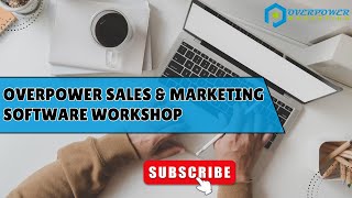 OverPower Marketing Software Workshop  Email Campaign Email Snippets SMS Snippets [upl. by Schmitt945]