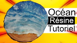 Comment Faire la MER avec les VAGUES en Résine Epoxy  Tutoriel 2 [upl. by Oetomit]