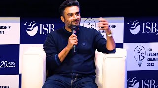 Actor R Madhavan at Indian School of Business In conversation about breaking norms and more  ISB [upl. by Ellenig]