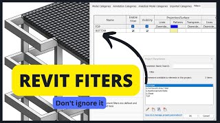 Revit filters tutorial  by using project parameters [upl. by Xymenes850]