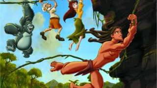 Disney music  Two worlds  Tarzan movie [upl. by Airdnalahs200]