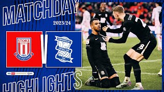 HIGHLIGHTS  Stoke City 12 Birmingham City  Sky Bet Championship [upl. by Matless237]