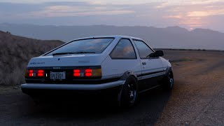 Toyota AE86 On Downhill  Forza Horizon [upl. by Hewitt]