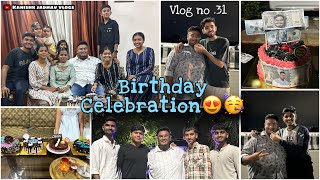 Maza birthday celebration 🥹🥳  unexpexted goshti ghadlya 🔥  vlog no 31  kanishk jadhav vlogs [upl. by Kassandra]