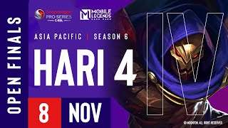 🔴 ID AP Mobile Legends Bang Bang  Snapdragon Mobile Open Finals  Season ke6  Hari 4 [upl. by Aniroz]