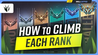 How to CLIMB EACH RANK amp ESCAPE YOUR ELO as JUNGLE  League of Legends [upl. by Trilbi258]