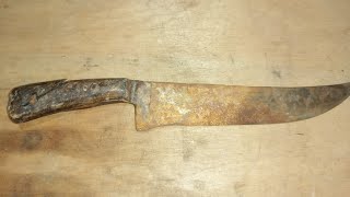 Old Rusty Knife RestorationAmazing Skill [upl. by Nayar365]