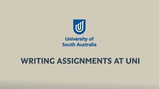 Study Help Writing Assignments at Uni [upl. by Balsam927]