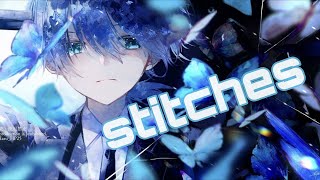 Nightcore  Stitches  Lyrics [upl. by Sordnaxela]