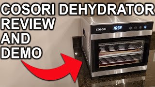 Cosori Stainless Steel 6 Tray Dehydrator Review and Demonstration [upl. by Einhorn251]