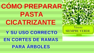 CICATRIZANTE para Arboles y Plantas con CERA de Vela y AZUFRE o Cobre Muy Fácil y Eficaz [upl. by Ahse]