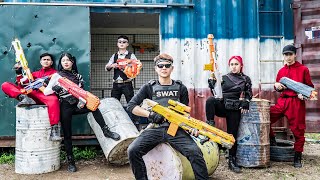 LTT Nerf War  Captain SEAL X Warriors Nerf Guns Fight Criminal Group Dr Lee Monster Sniper Boss [upl. by Beret867]