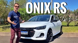 CHEVROLET ONIX RS 2023 ESPORTIVO ECONÔMICO Vale a pena Consumo motor teste completo [upl. by Leif53]