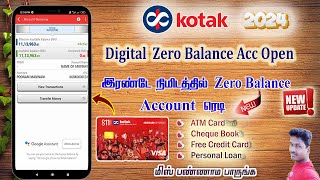 ▶️full videos  How to Open Kotak Bank Digital Zero Balance Account in Online 2024Tech and Technics [upl. by Asabi]