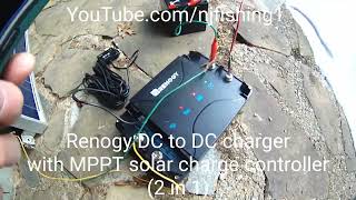 testing Renogy 50 amp DC to DC charger with MPPT solar charge controller explained [upl. by Airotahs237]