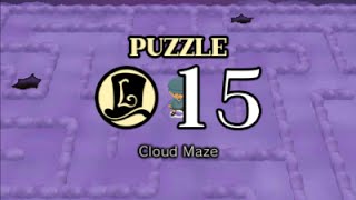 Puzzle Solution Puzzle 15  Cloud Maze Professor Layton vs Phoenix Wright Ace Attorney [upl. by Sharos]